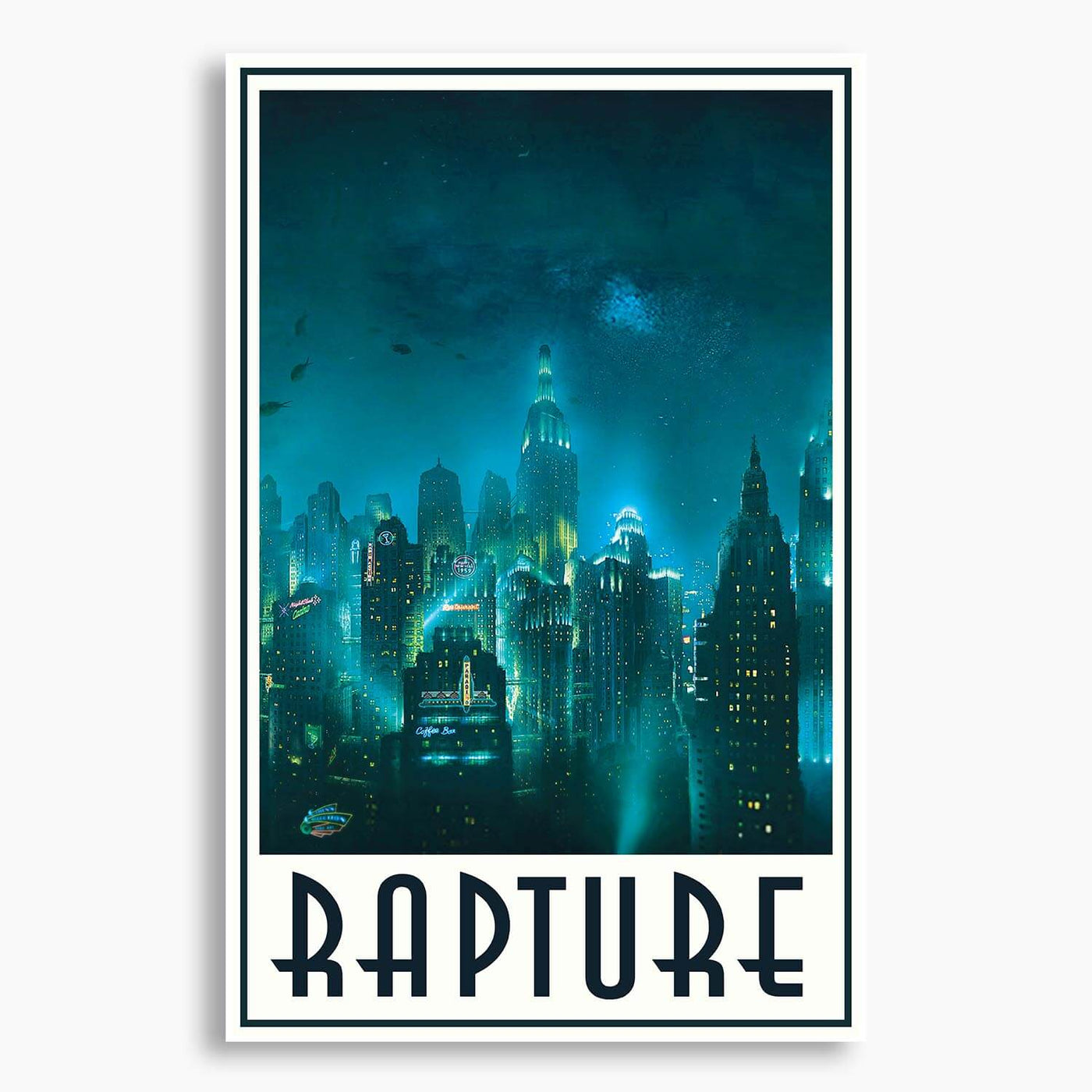 Bioshock - Welcome to Rapture: Skyline Poster; Gaming Artwork