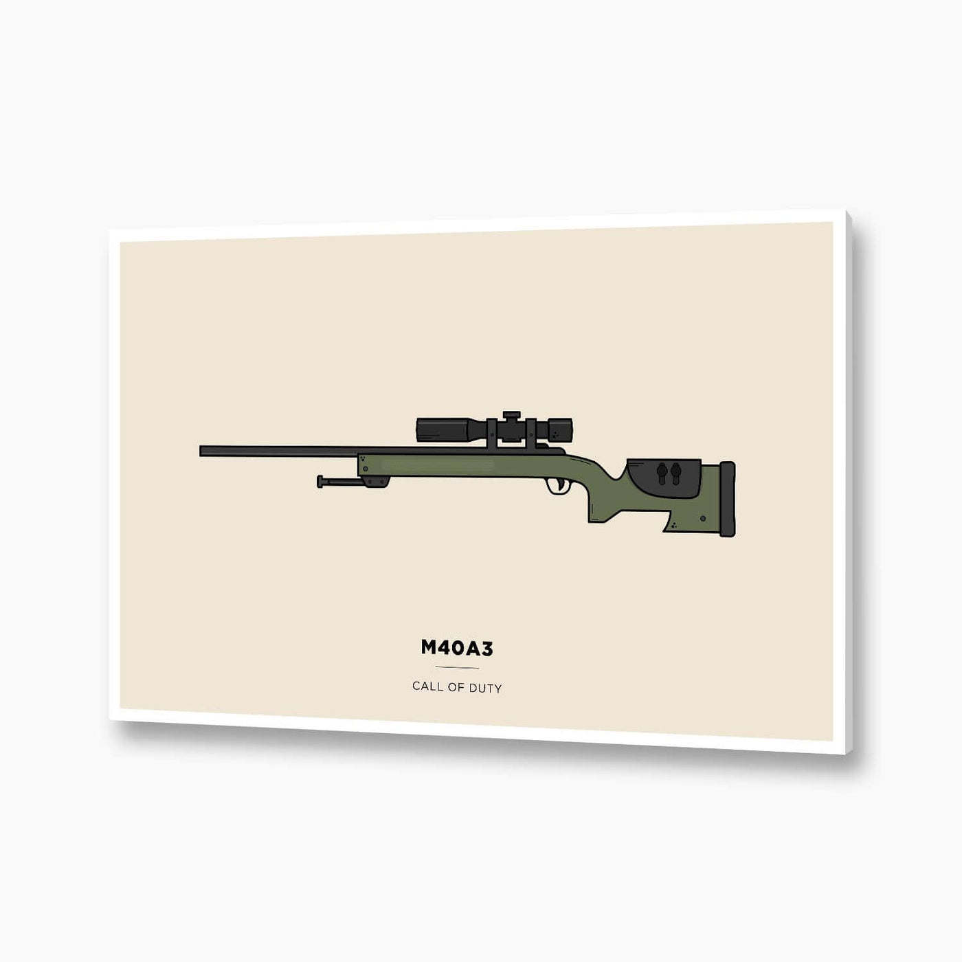 Call of Duty - M40A3 Illustration Poster