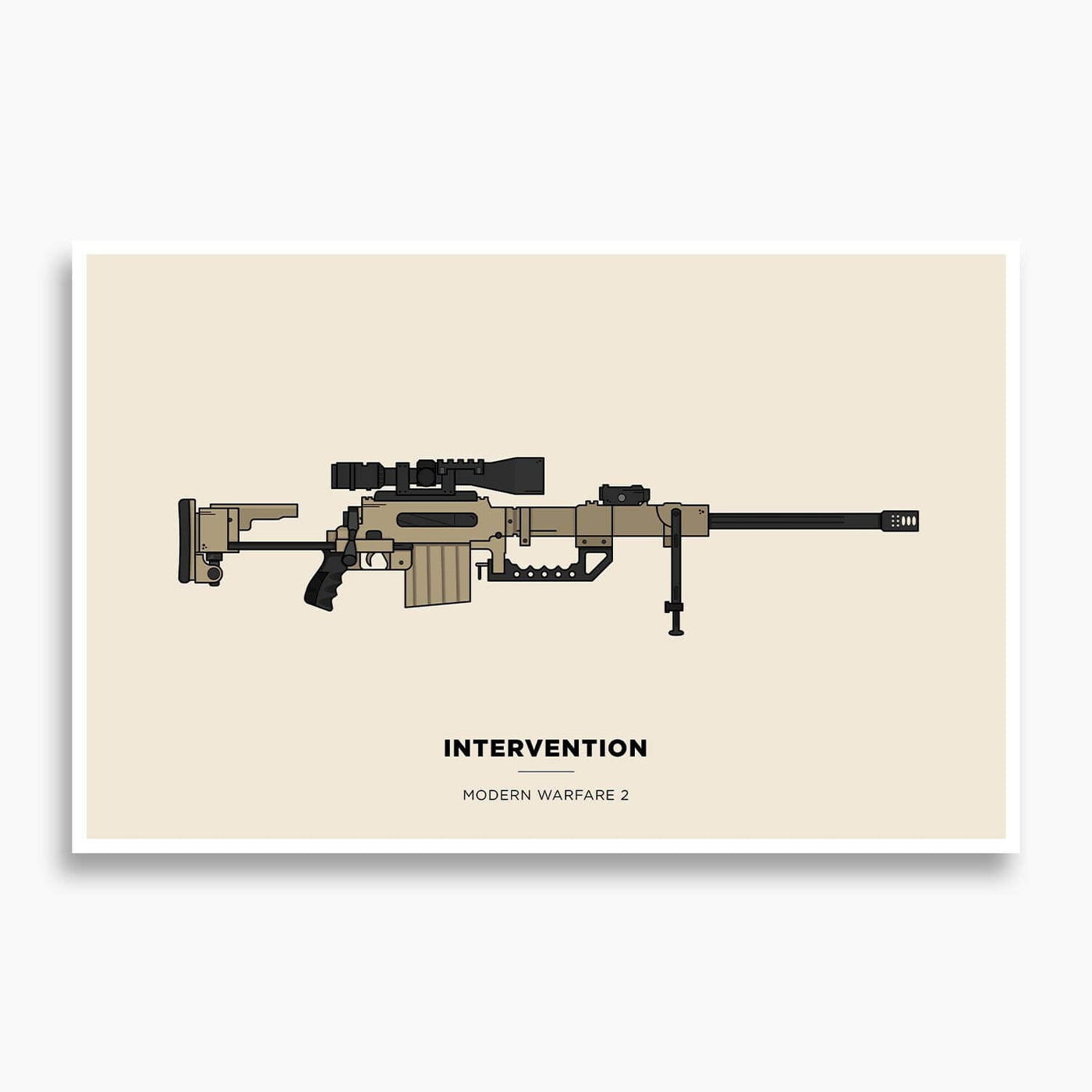 Call of Duty - Intervention Illustration Poster