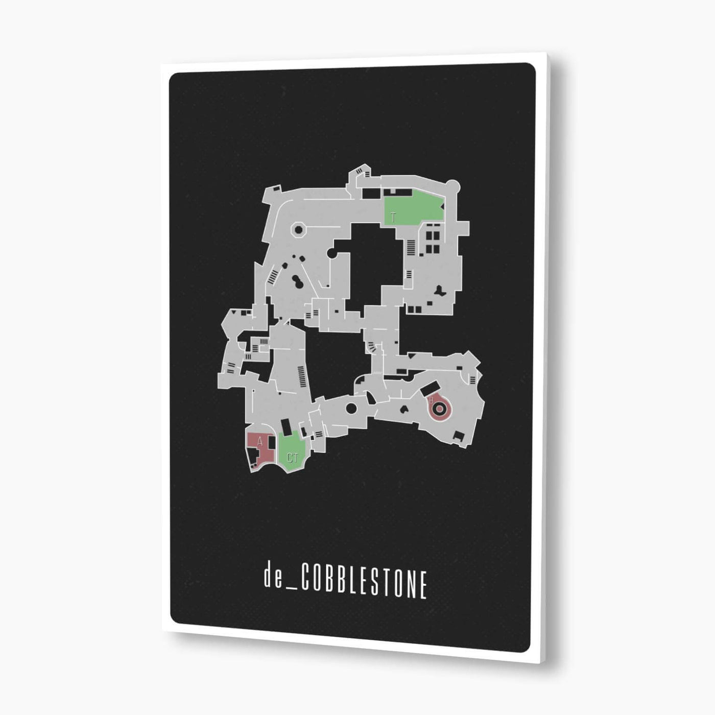 Counter-Strike: Global Offensive - de_Cobblestone Map Poster