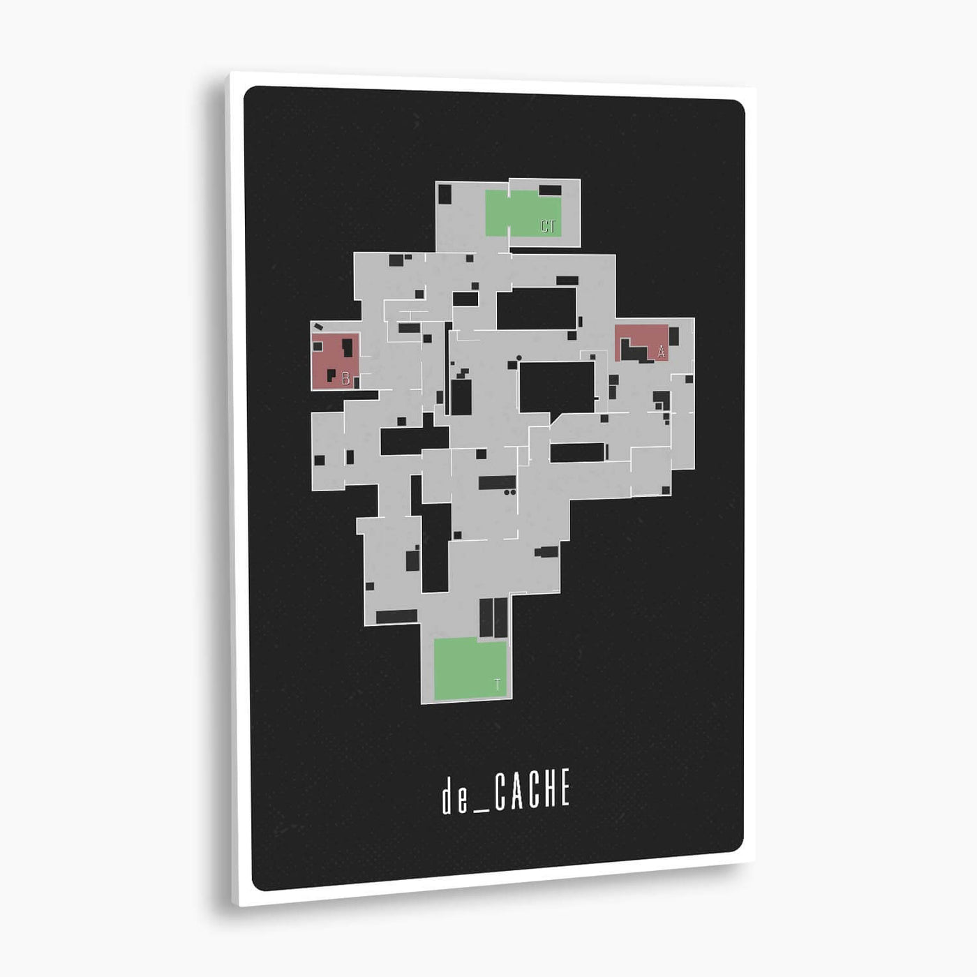 Counter-Strike: Global Offensive - de_Cache Map Poster