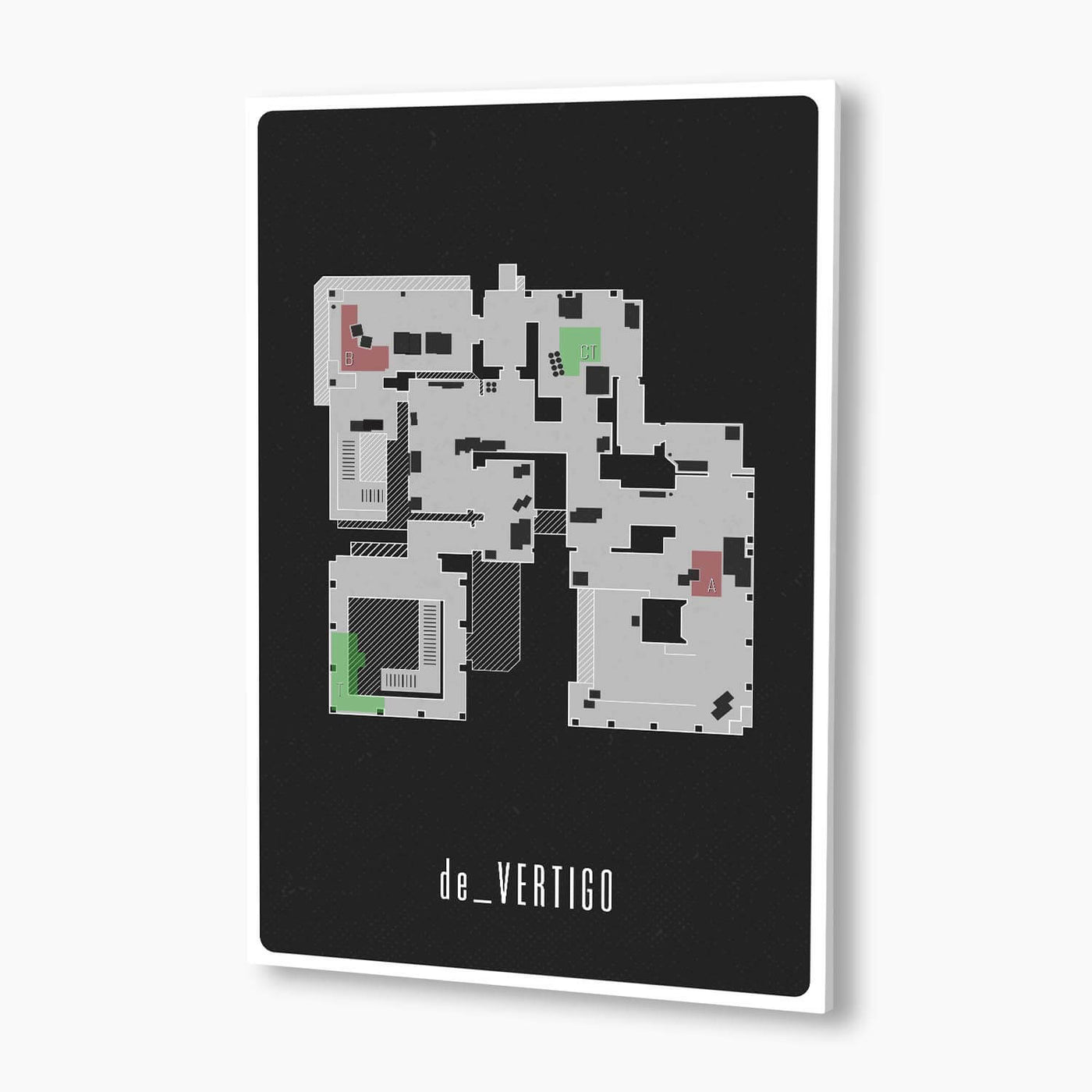 Counter-Strike: Global Offensive - de_Vertigo Map Poster