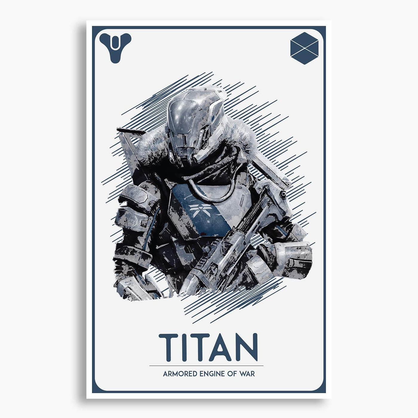 Destiny - Guardian: Titan Poster; Gaming Artwork