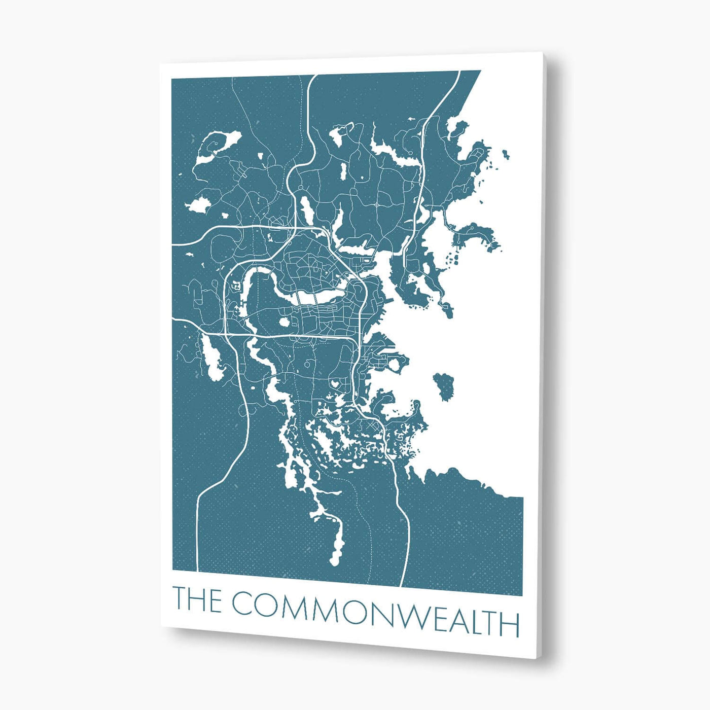 Fallout 4 - Commonwealth Map Poster; Gaming Artwork