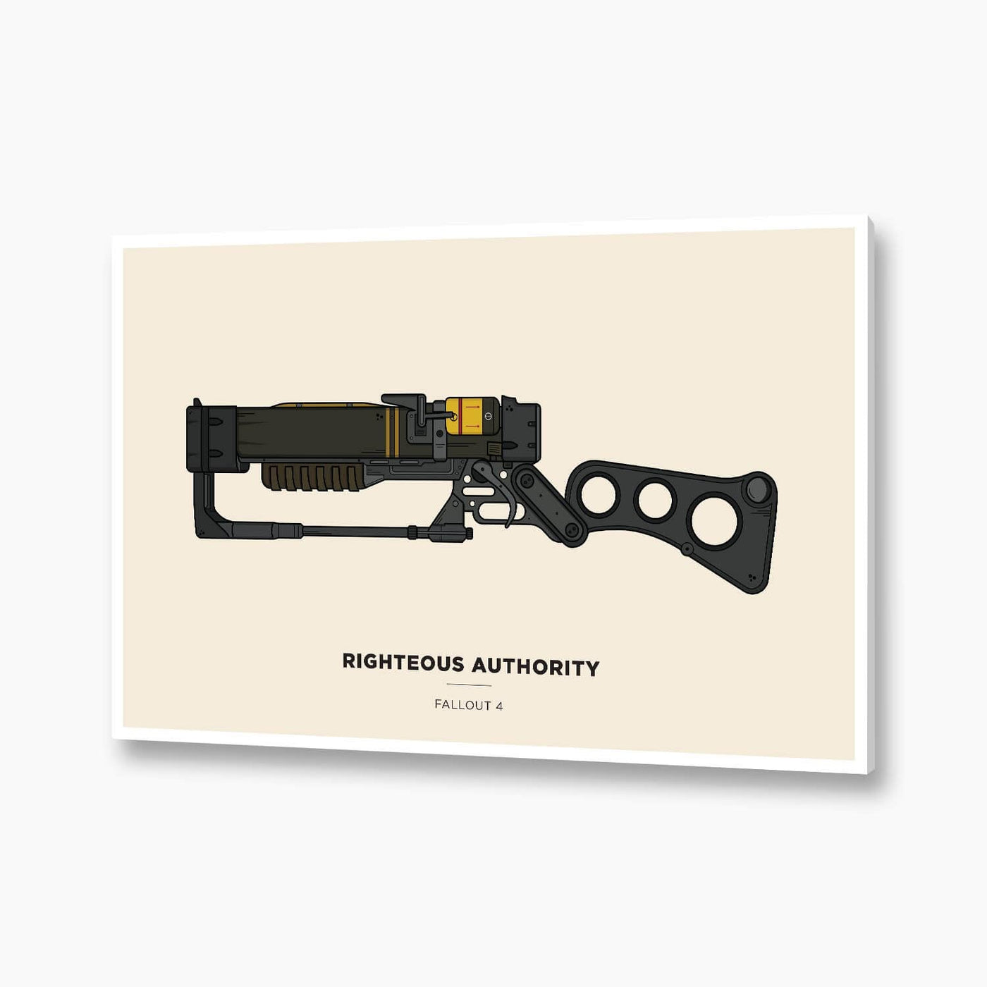 Fallout - Righteous Authority Vector Illustration Poster
