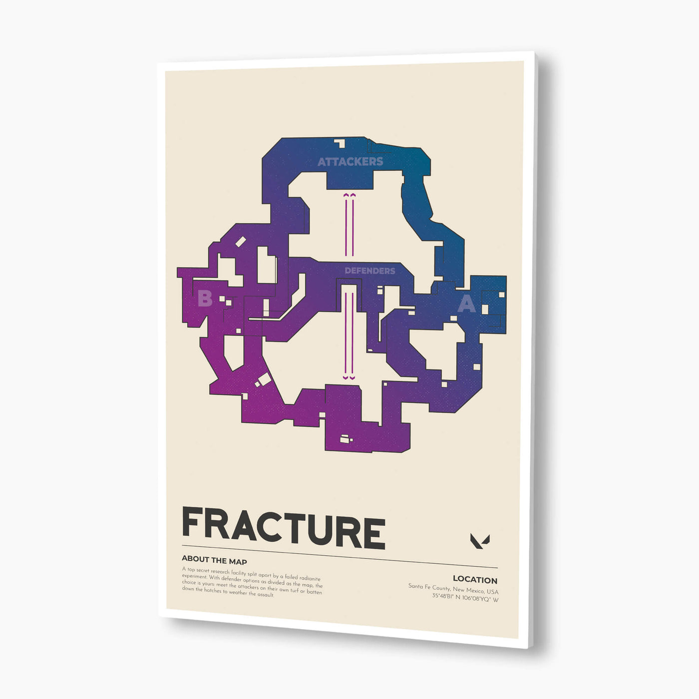 Valorant - Fracture Map Poster; Gaming Poster