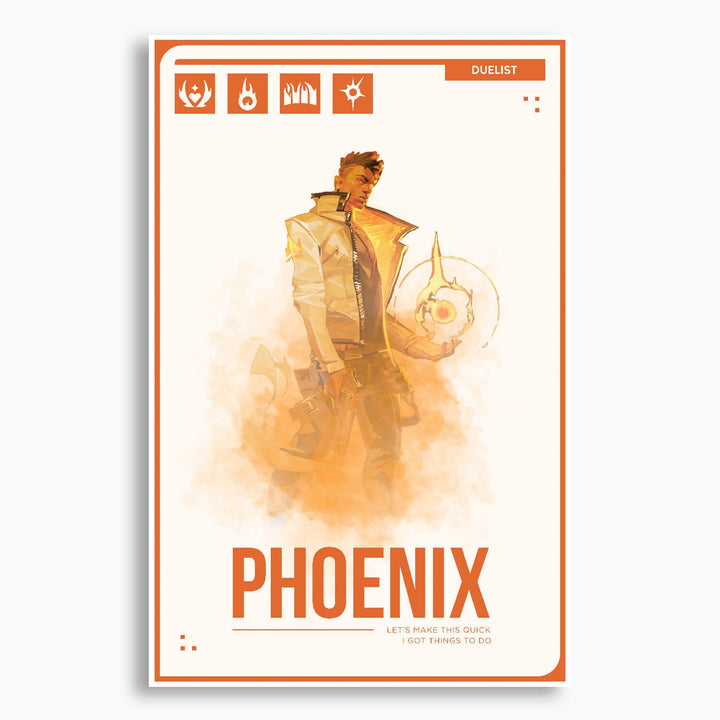 Valorant - Phoenix Agent Poster