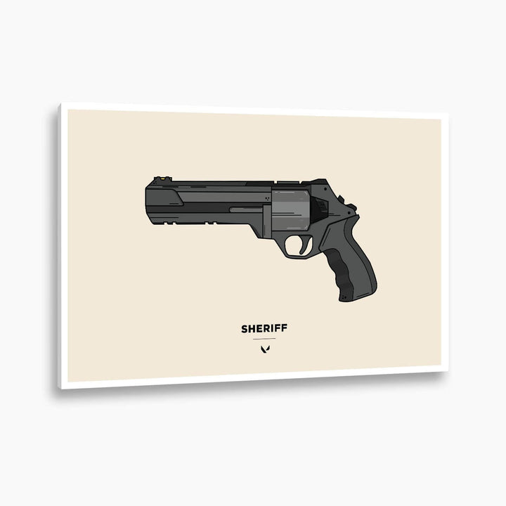 Valorant - Sheriff Vector Illustration Poster